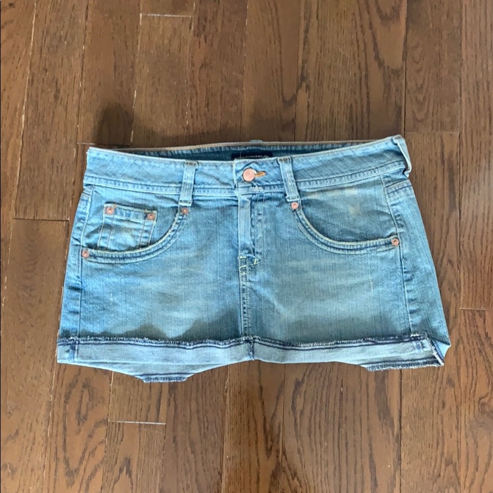 4/$30 Jean Mini Skirt - Low Waist - Size 11